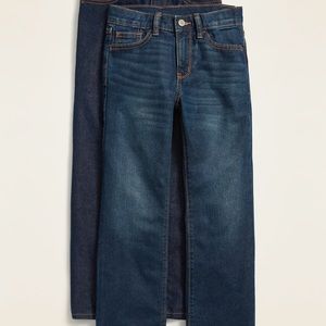 Straight Non-Stretch Dark-Wash Jeans For Boys